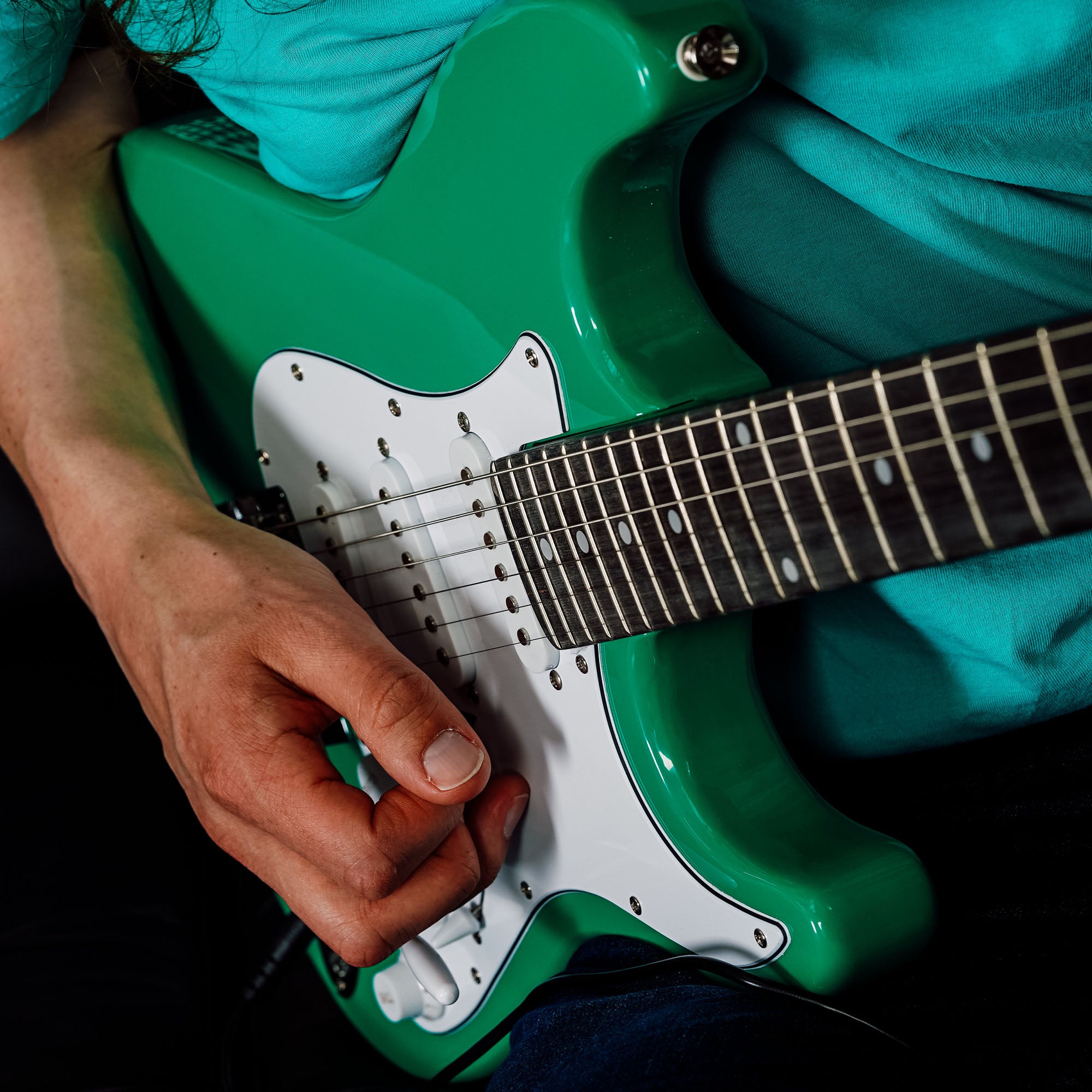 3rd Avenue Full Size Electric Pack Electric Guitars#Colour_Green
