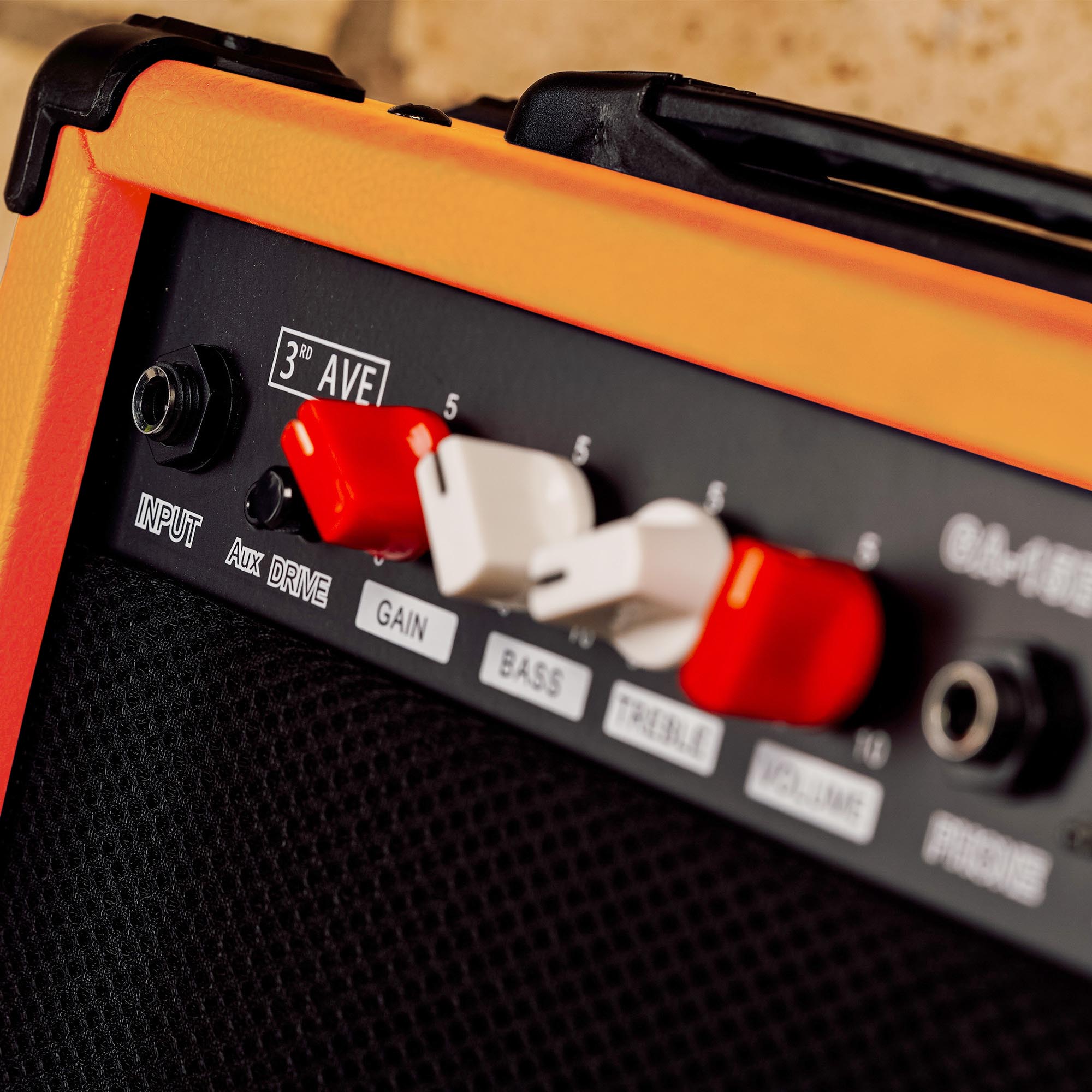 3rd Avenue 15 Watt Electric Guitar Amp#Colour_Orange