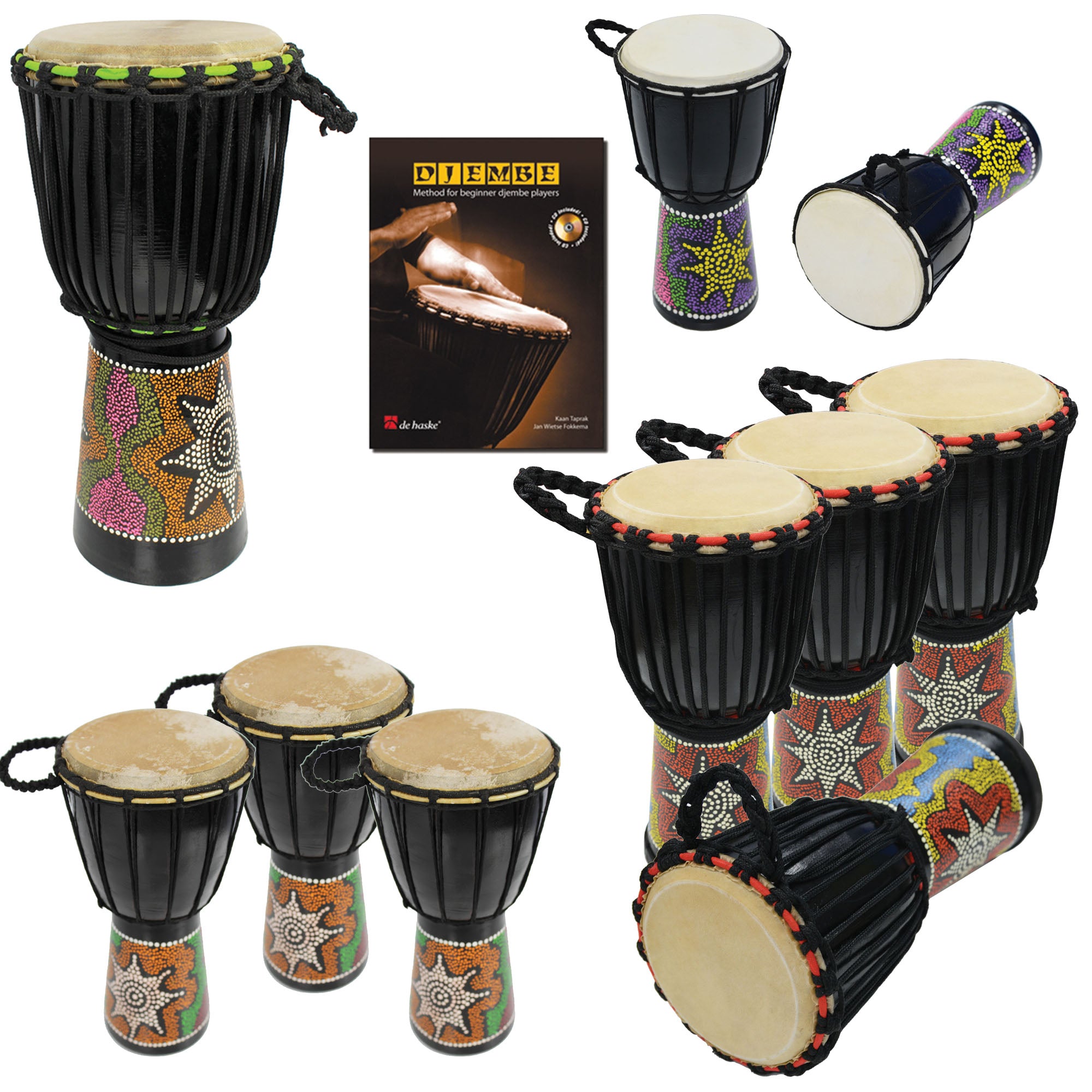 A-Star Djembe Packs#Size_10 Player Pack