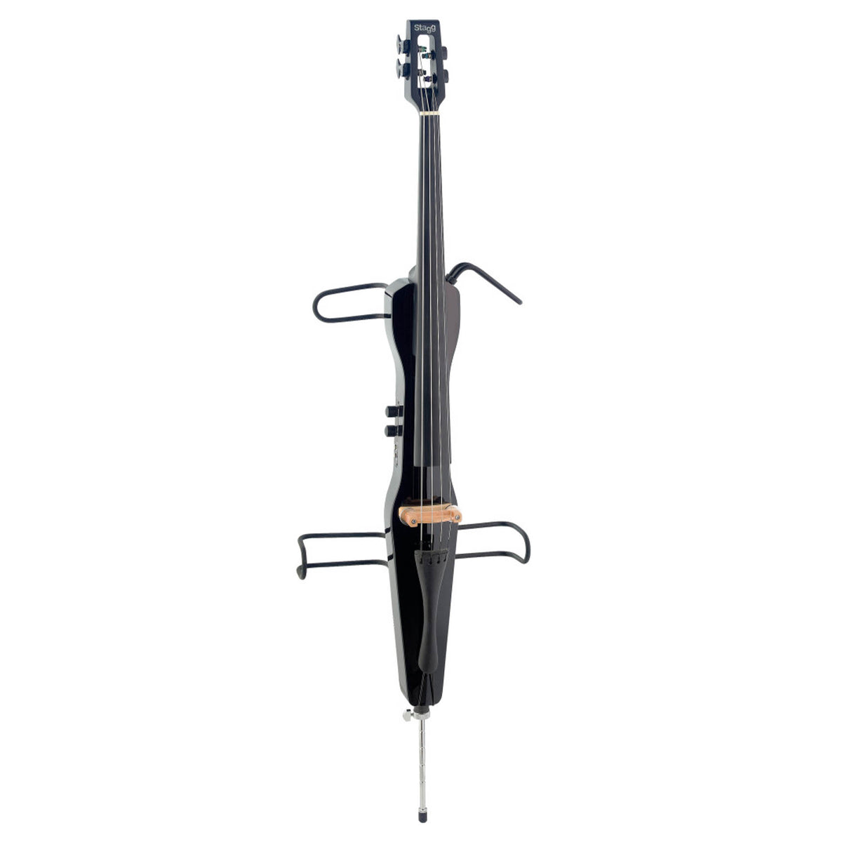 Stagg ECL 4/4 BK full-size electric cello in black