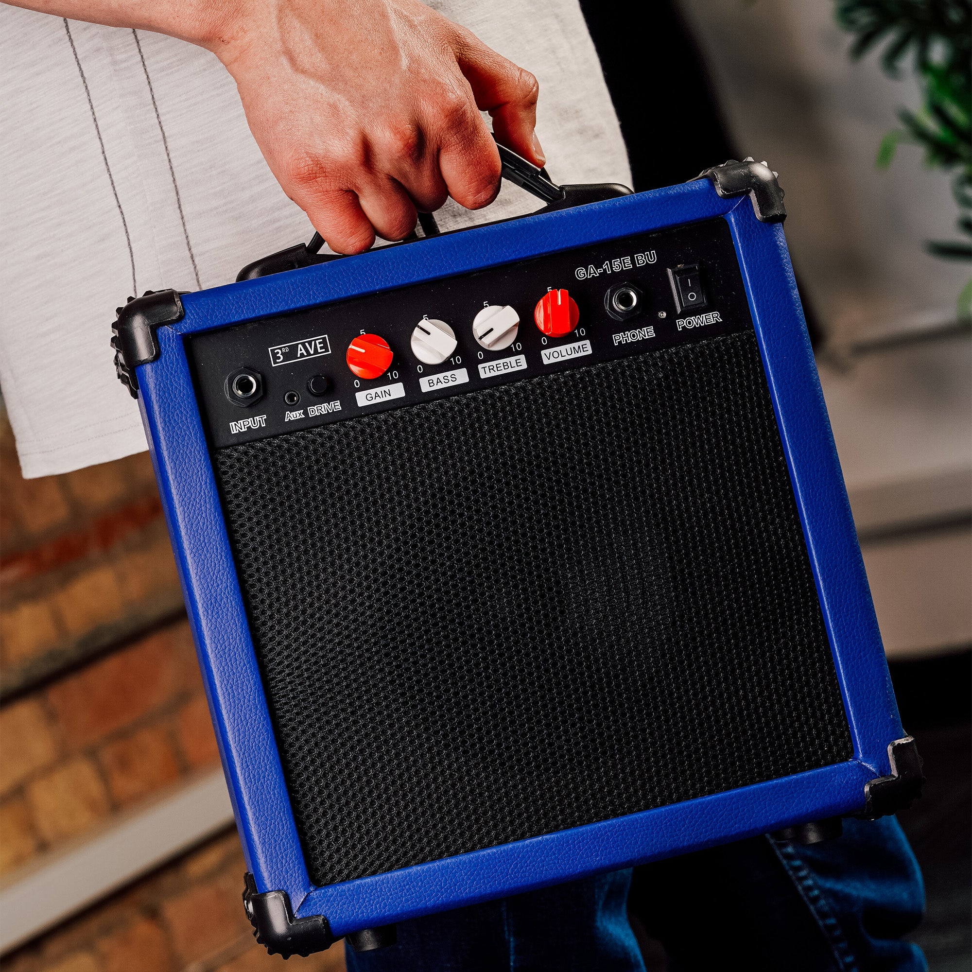 3rd Avenue 15 Watt Electric Guitar Amp#Colour_Blue