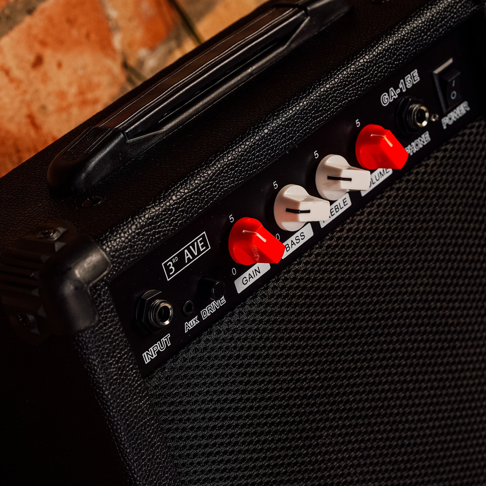 3rd Avenue 15 Watt Electric Guitar Amp#Colour_Black