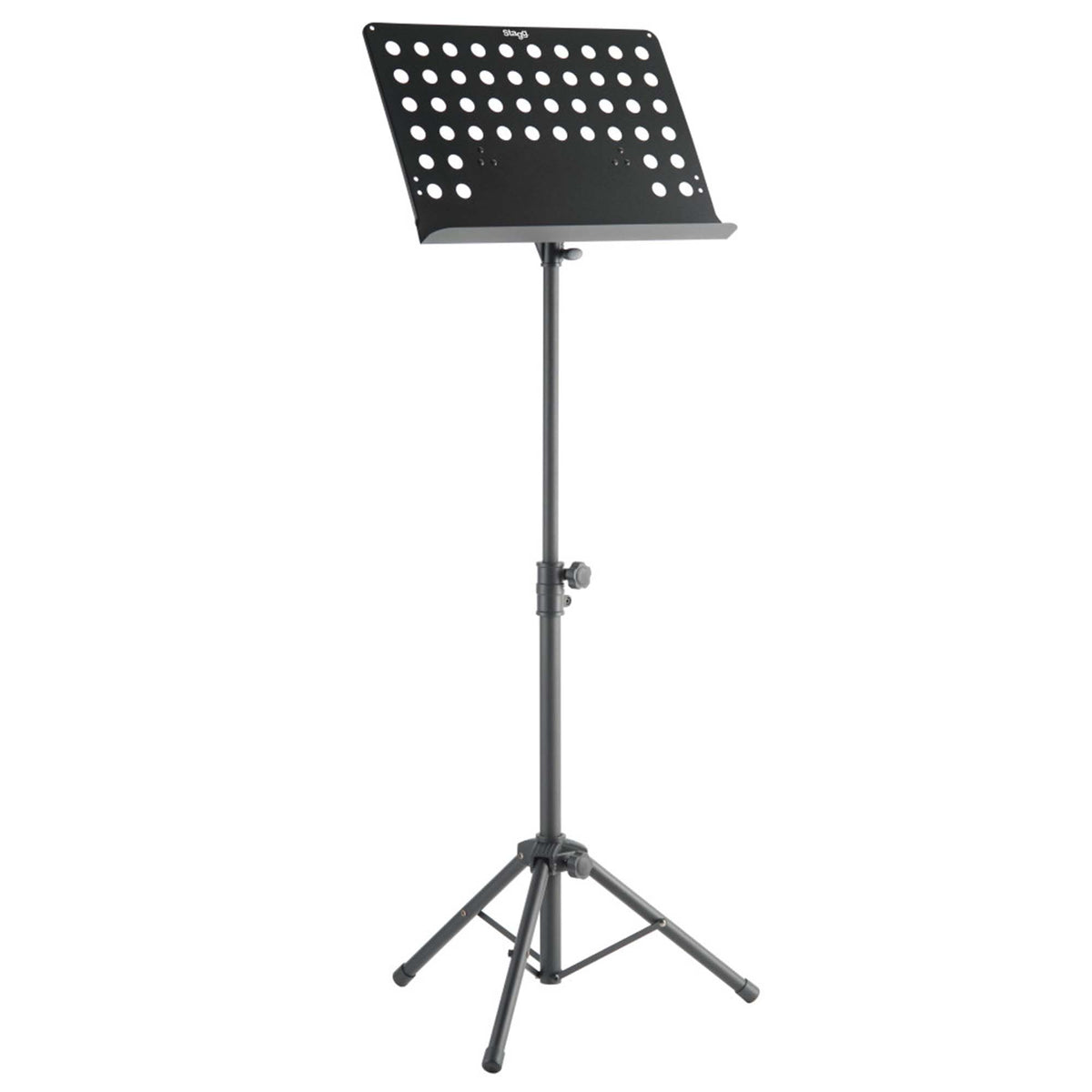 Stagg MUS-C5 T black orchestral music stand with perforated desk