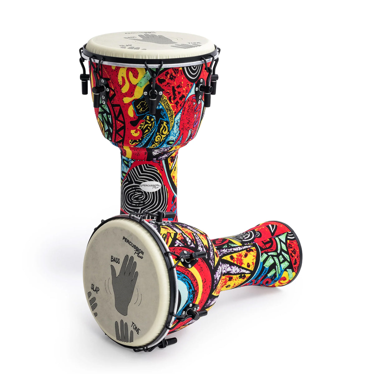Percussion Plus Slap Djembe - Mechanically Tuned#Size_10 Inch
