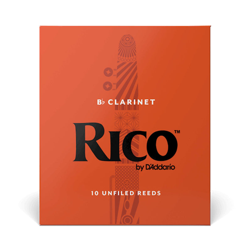 Rico Bb Clarinet Reed (x10) 1.5 Reeds