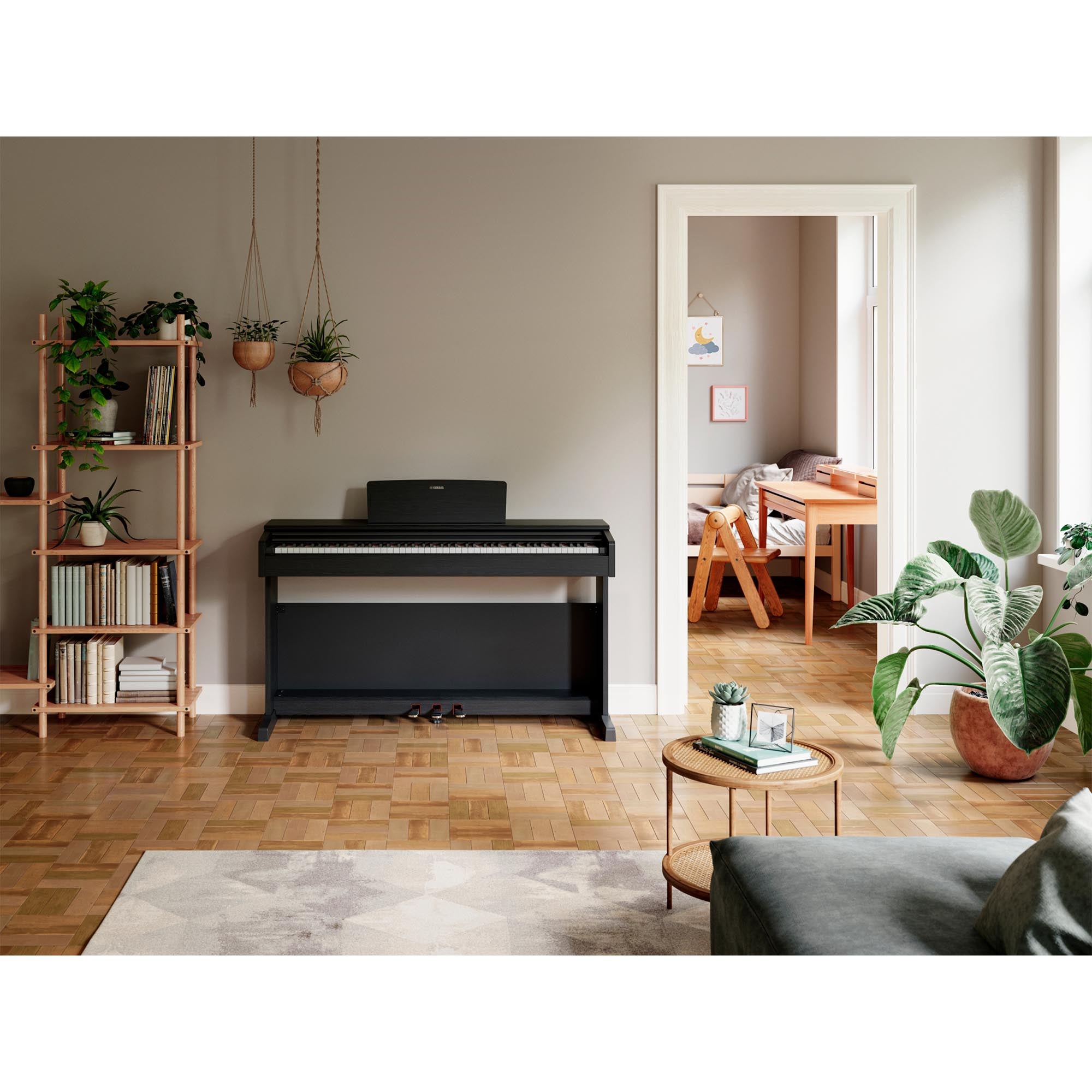 Yamaha Arius YDP145 Digital Piano#Colour_Black