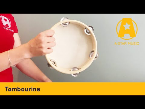 A-Star Tambourine - 6 Inch | AP3311