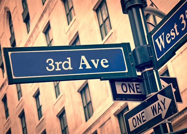 3rd ave street sign
