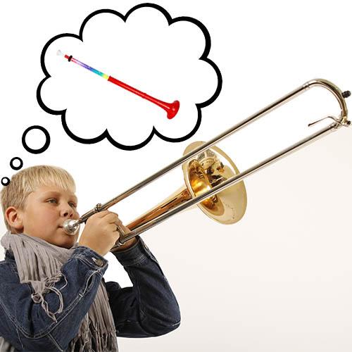 beginner trombonist