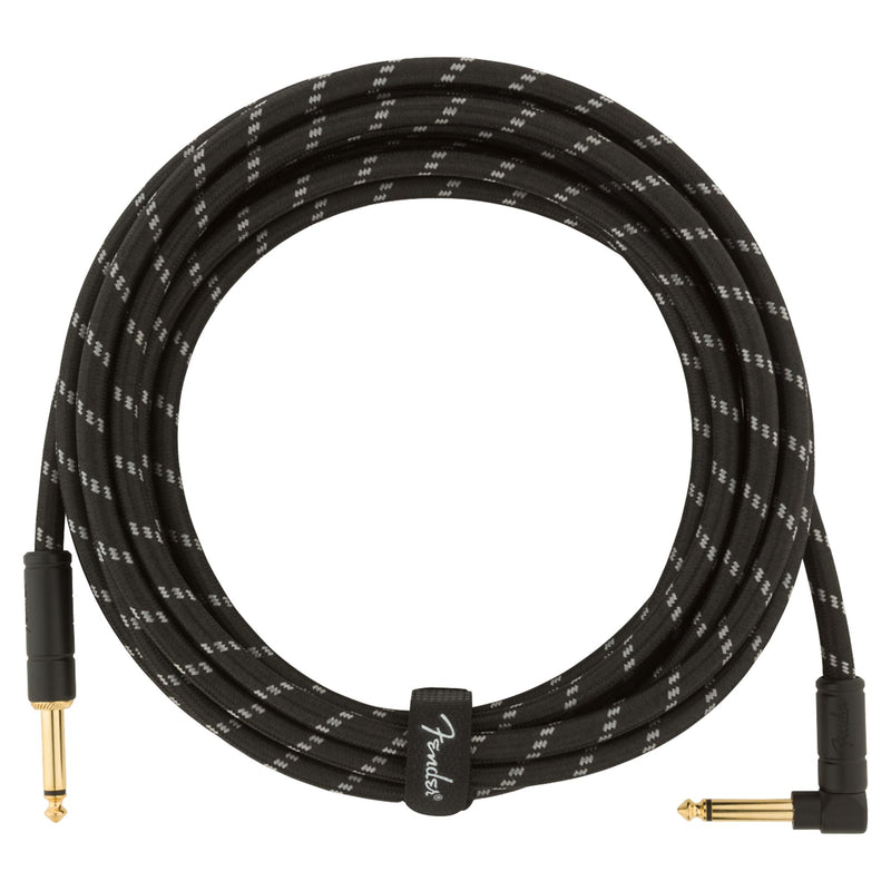 Fender Deluxe Series Instrument Cable 4.5m Black Tweed
