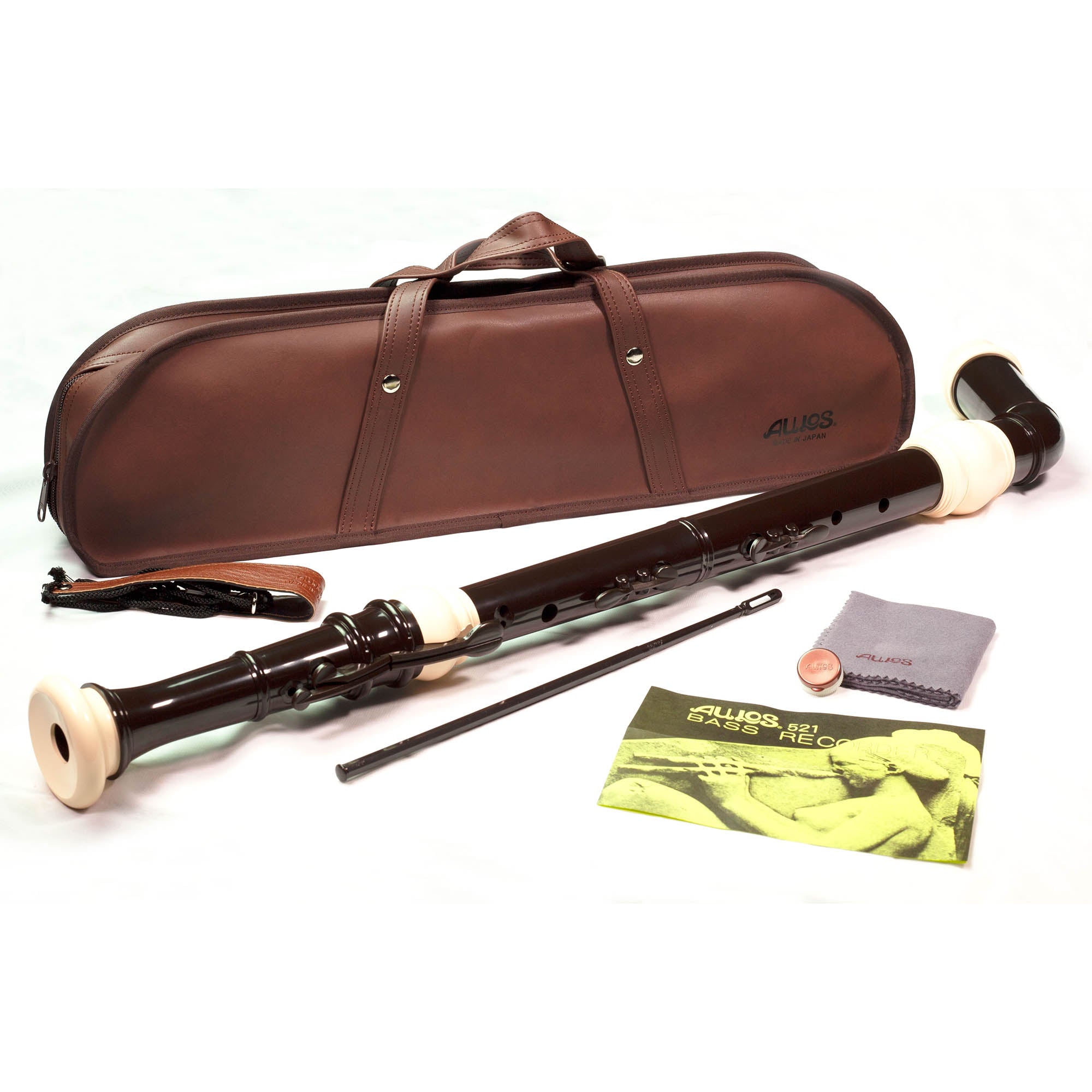Aulos 521 Knickstyle Bass Recorder