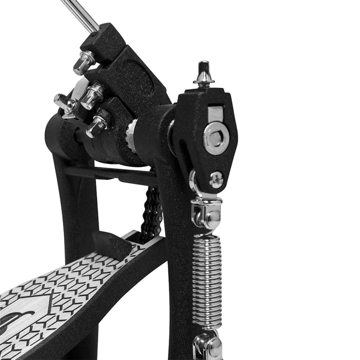 Close-up of the Stagg PP-52 4-way felt and beater