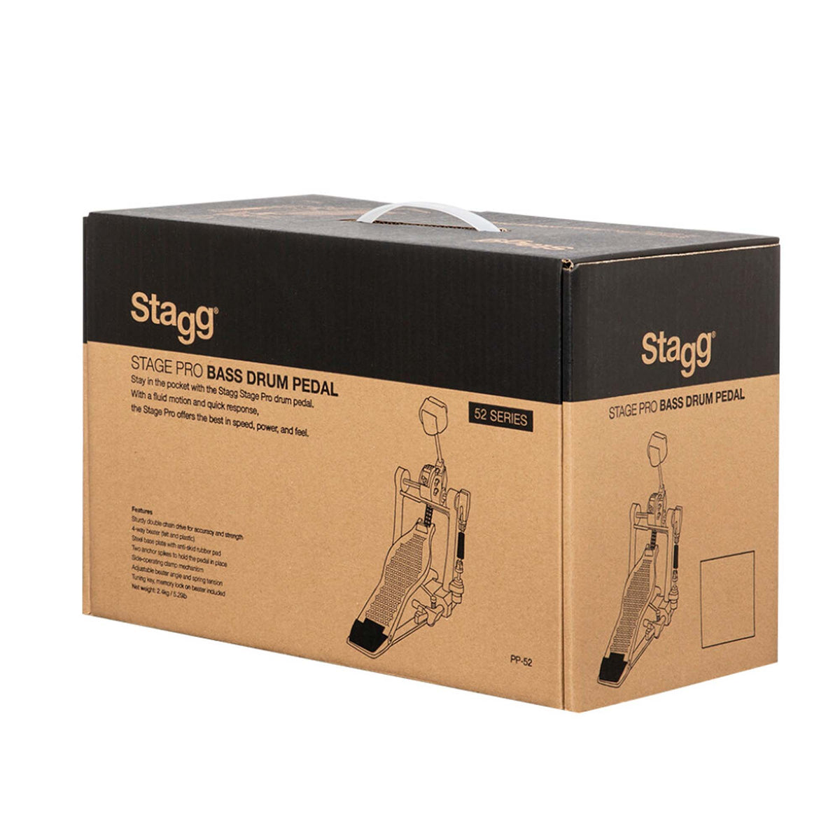 Stagg PP-52 Bass Drum Pedal with Double Chain