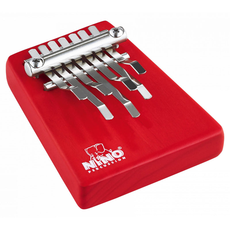 NINO Percussion Wood Kalimba 7 Keys - Red