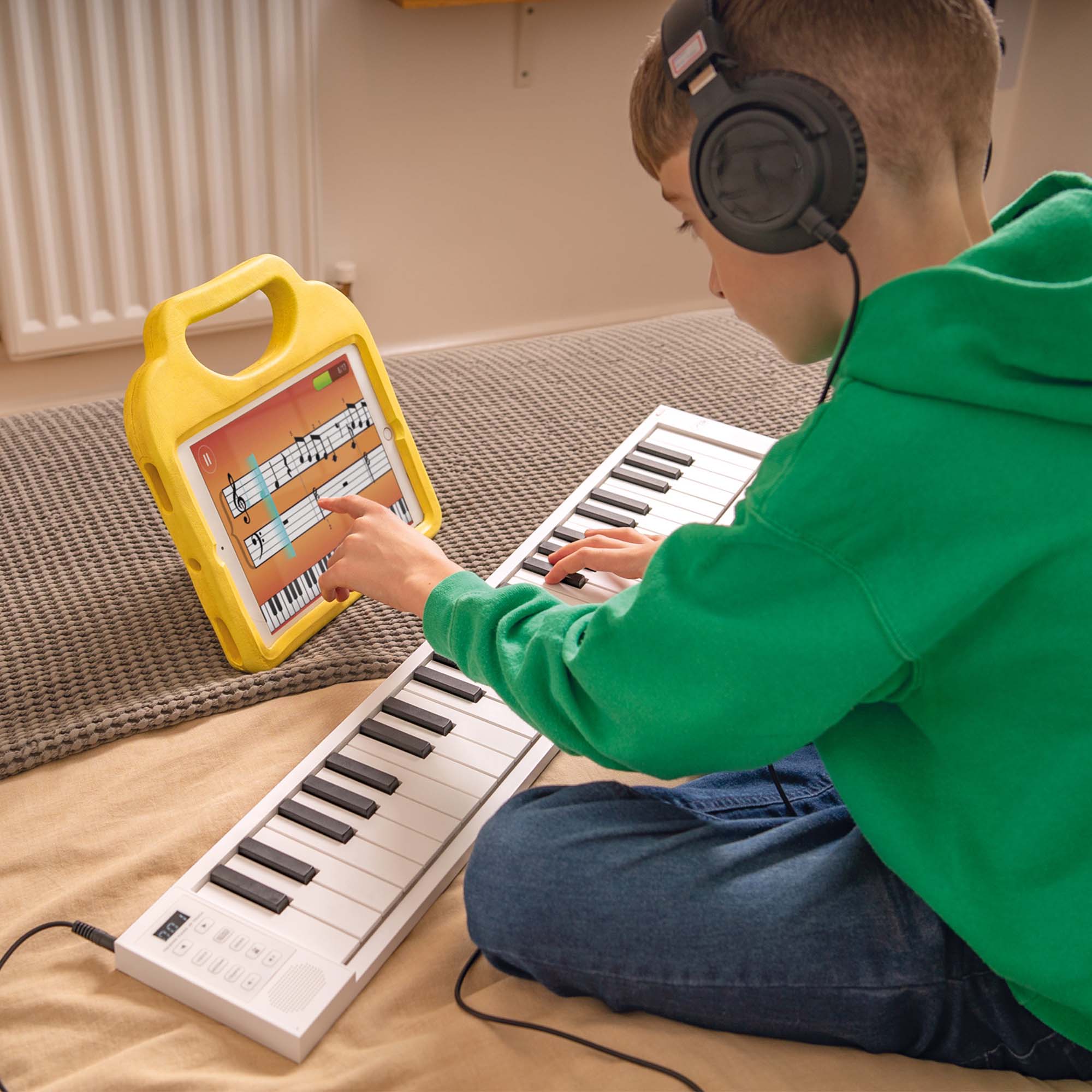 Carry-On 49 Key Touch Sensitive Folding Piano#Colour_White