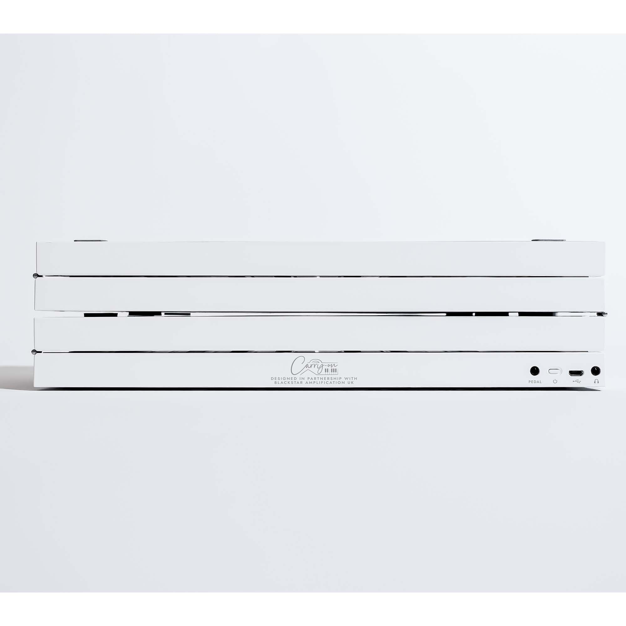 Carry-On 88 Key Folding Piano - Black#Colour_White