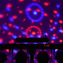 QTX Multi-Effect DJ Light Bar with Wash Lights, Ball Effect, Laser, UV and Strobe on Stand