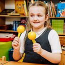 A-Star Plastic Maracas Small Yellow Maracas, Shakers and Guiros