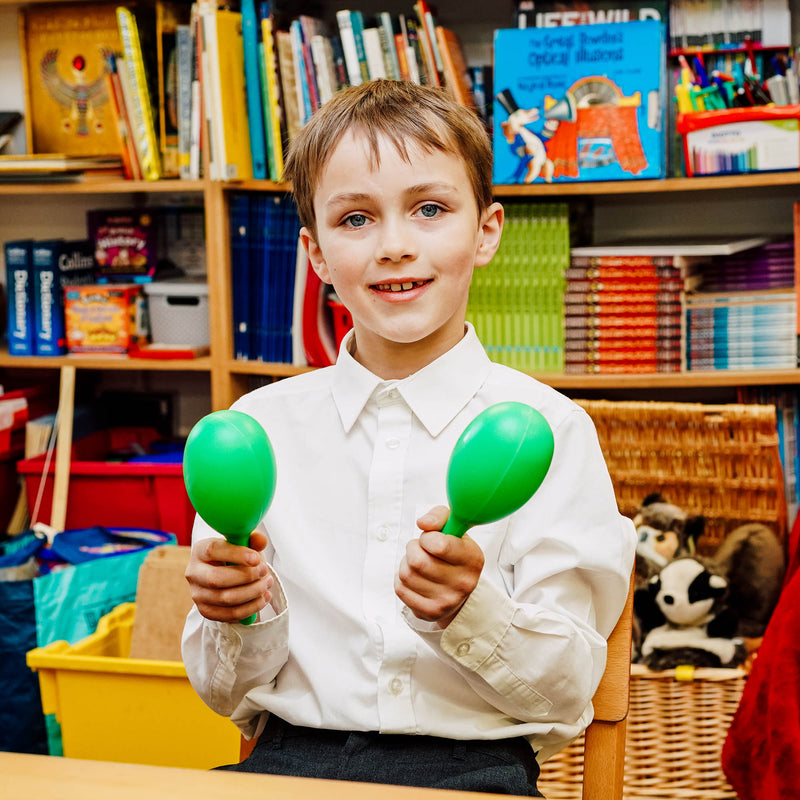 A-Star Plastic Maracas Medium Green Maracas, Shakers and Guiros