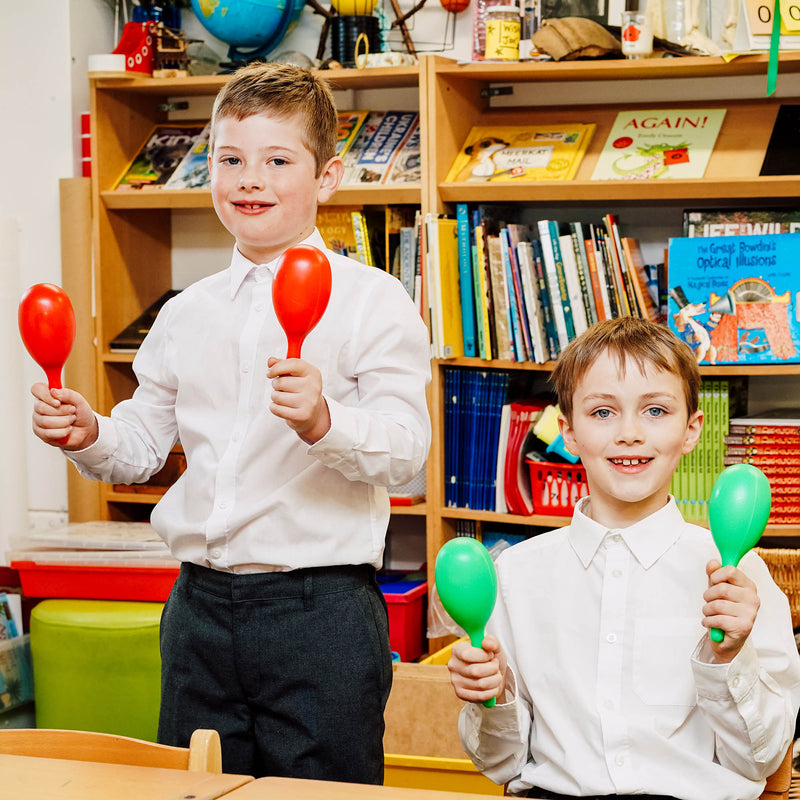 A-Star Plastic Maracas Medium Green Maracas, Shakers and Guiros