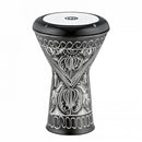 MEINL 12 inch Aluminum Doumbek Soprano - Hand Engraved - Black