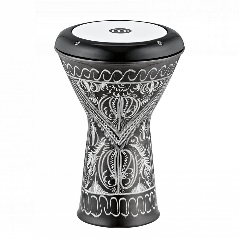 MEINL Percussion 12" Aluminum Doumbek Soprano - Hand Engraved - Black