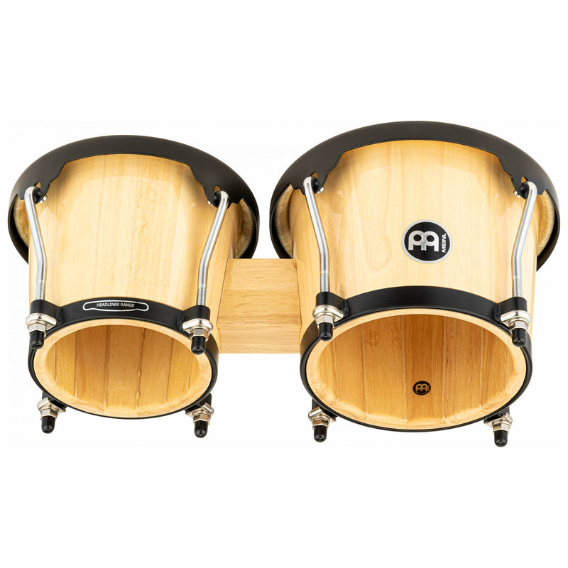 MEINL Percussion Headliner Series Wood Bongo 6 3/4" & 8" - Natural