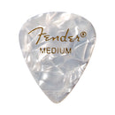 Fender 351 Shape Premium Guitar Picks (12 Pack) - White