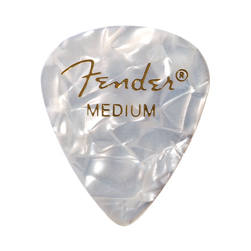 Fender 351 Shape Premium Picks (12 Pack) - White