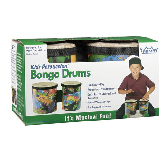 Remo World Kids Percussion Bongo Drums