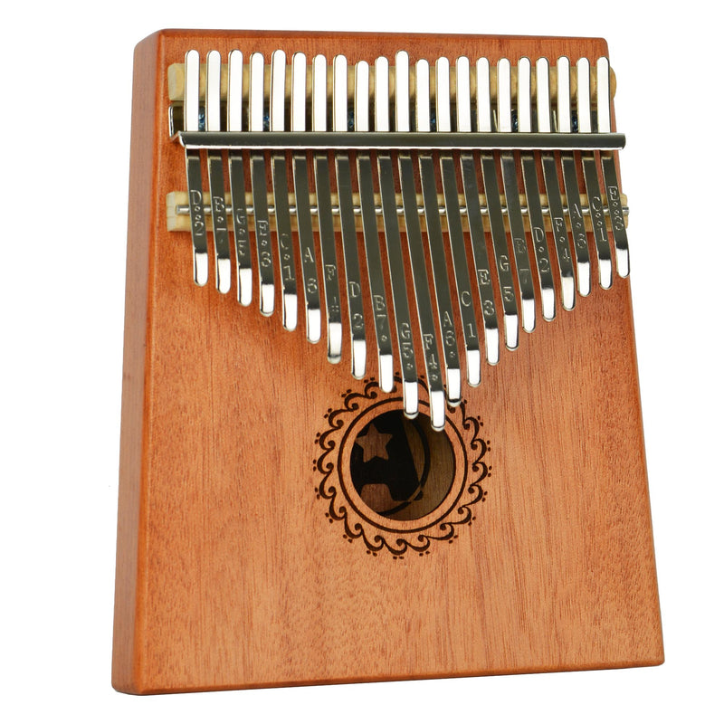 A-Star 21 Key Kalimba Thumb Piano - Natural