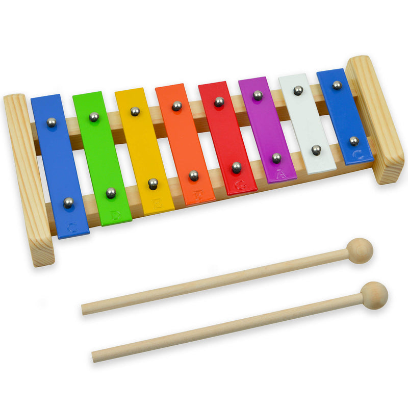 A-Star 8 Note Glockenspiel - Coloured Keys