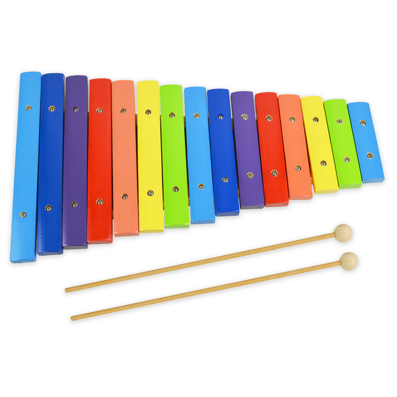 A-Star 15 Note Rainbow Xylophone with Beaters