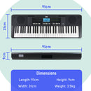Axus AXP3 61 Note Slimline Portable Keyboard