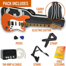 3rd Avenue Stateside Series Electric Guitar Pack - Canyon Orange