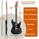 3rd Avenue Stateside Series Electric Guitar Pack - Rushmore Grey