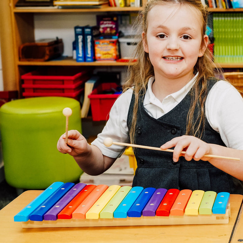 A-Star 15 Note Rainbow Xylophone with Beaters