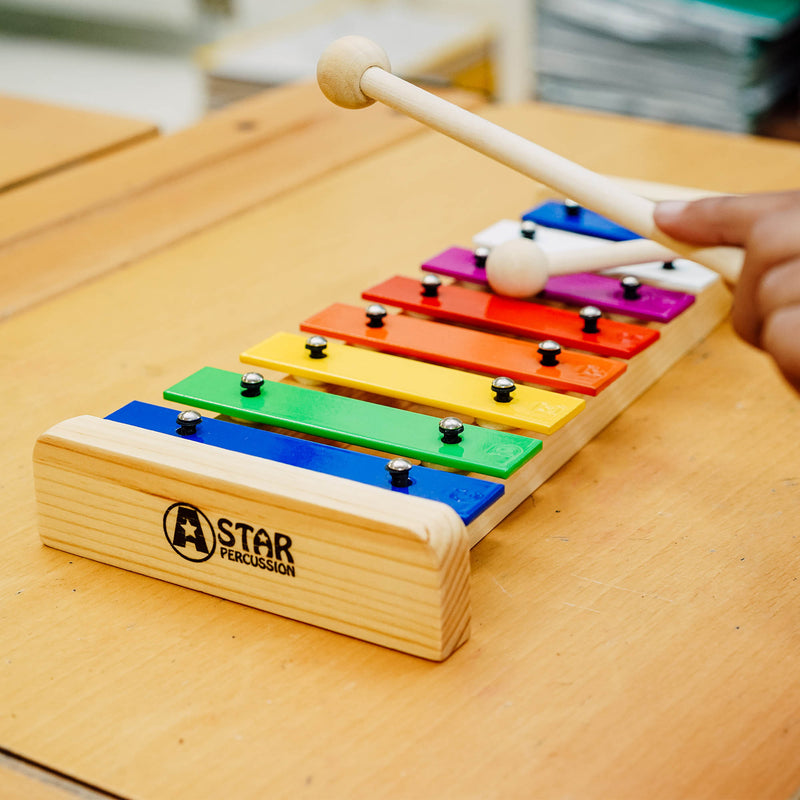 A-Star 8 Note Glockenspiel - Coloured Keys