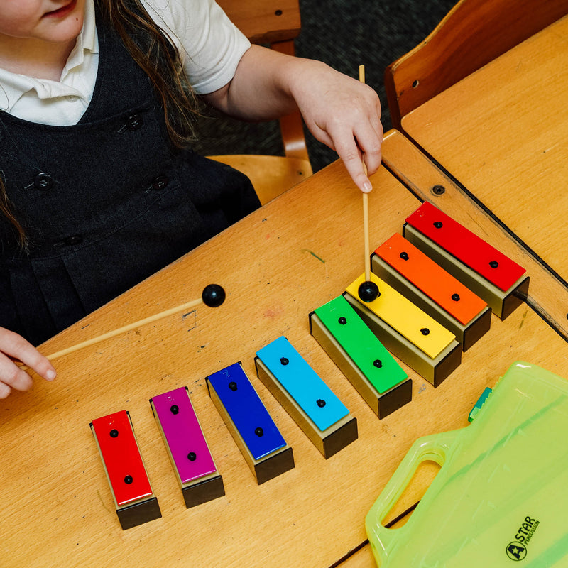 A-Star Rainbow Chime Bar Set in Hard Case