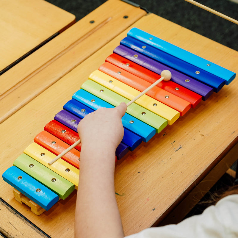 A-Star 15 Note Rainbow Xylophone with Beaters