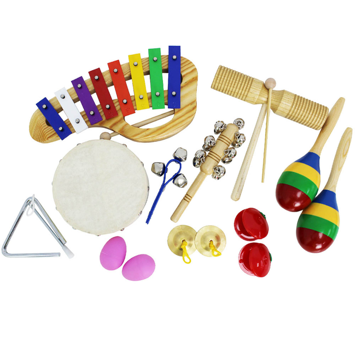 A-Star 10 Piece Children's Percussion Pack