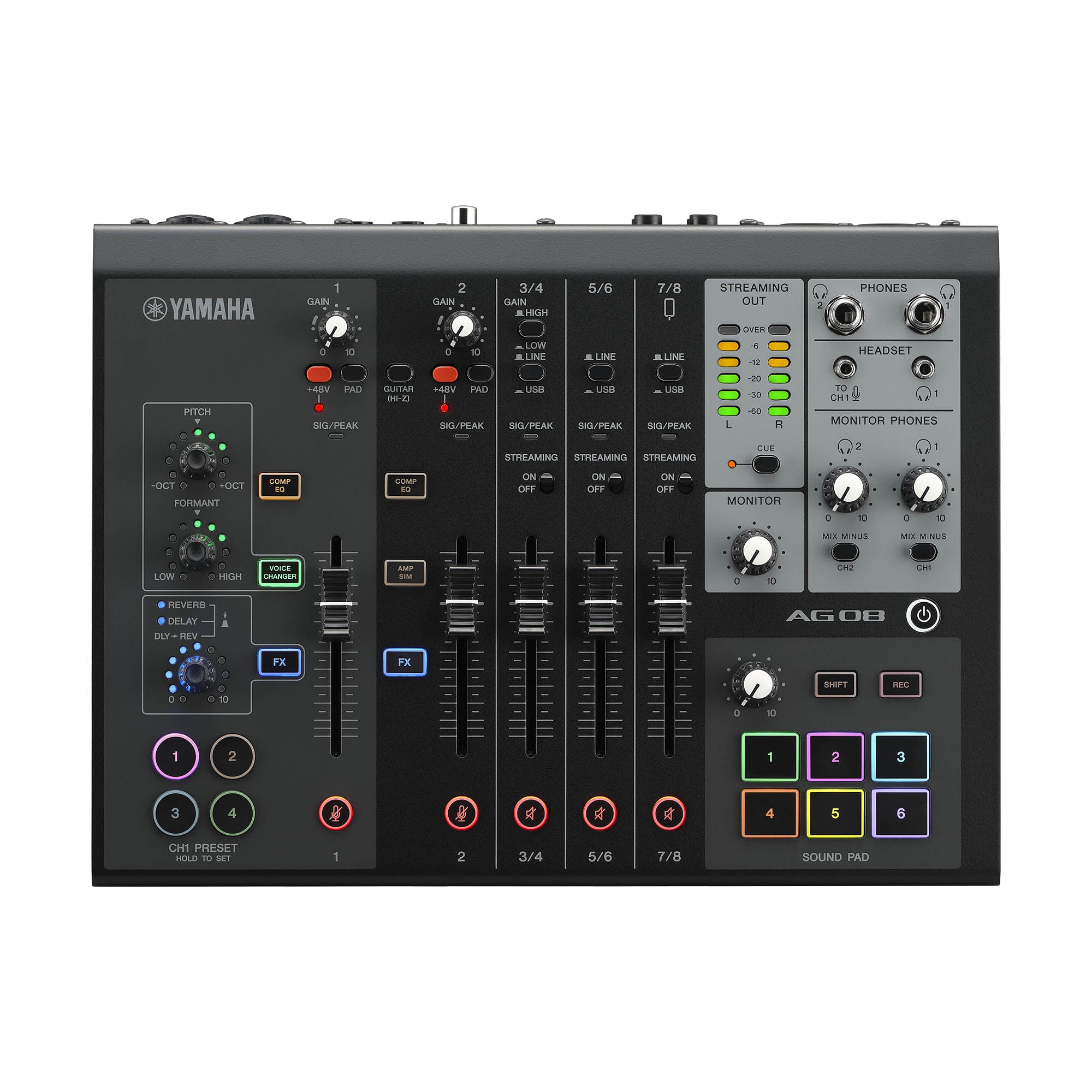 Yamaha AG08 All-in-One Streaming Station