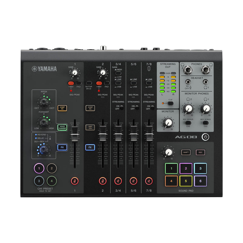 Yamaha AG08 All-in-One Streaming Station