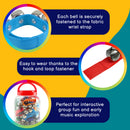 A-Star Small Wrist Bells - 10 Pairs