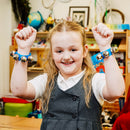 A-Star Small Wrist Bells Pair Blue Bells and Jingles