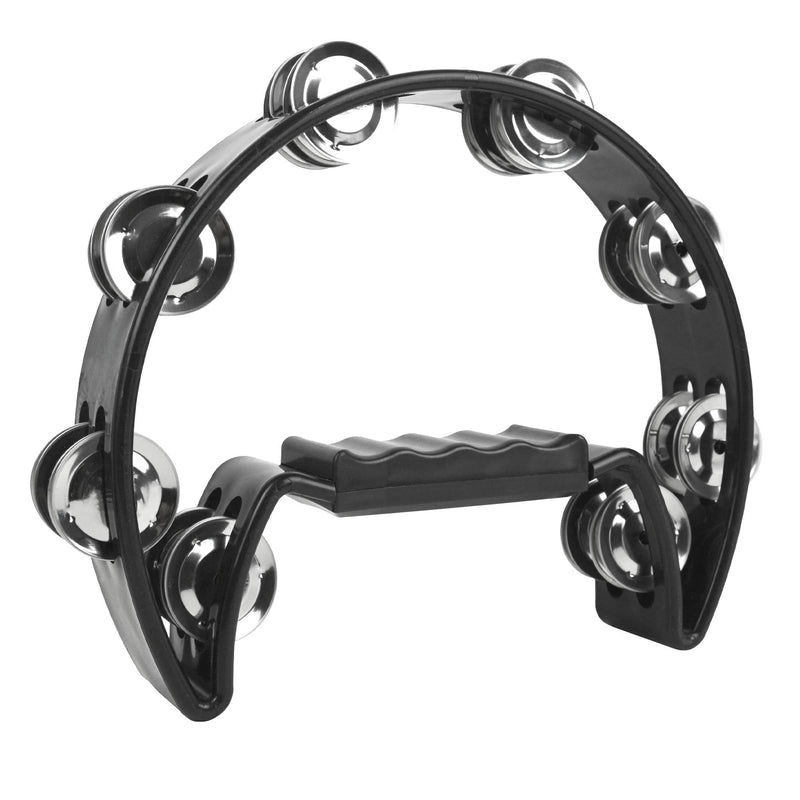 A-Star Half Moon Tambourine Black Tambourines, Tambours and Drums