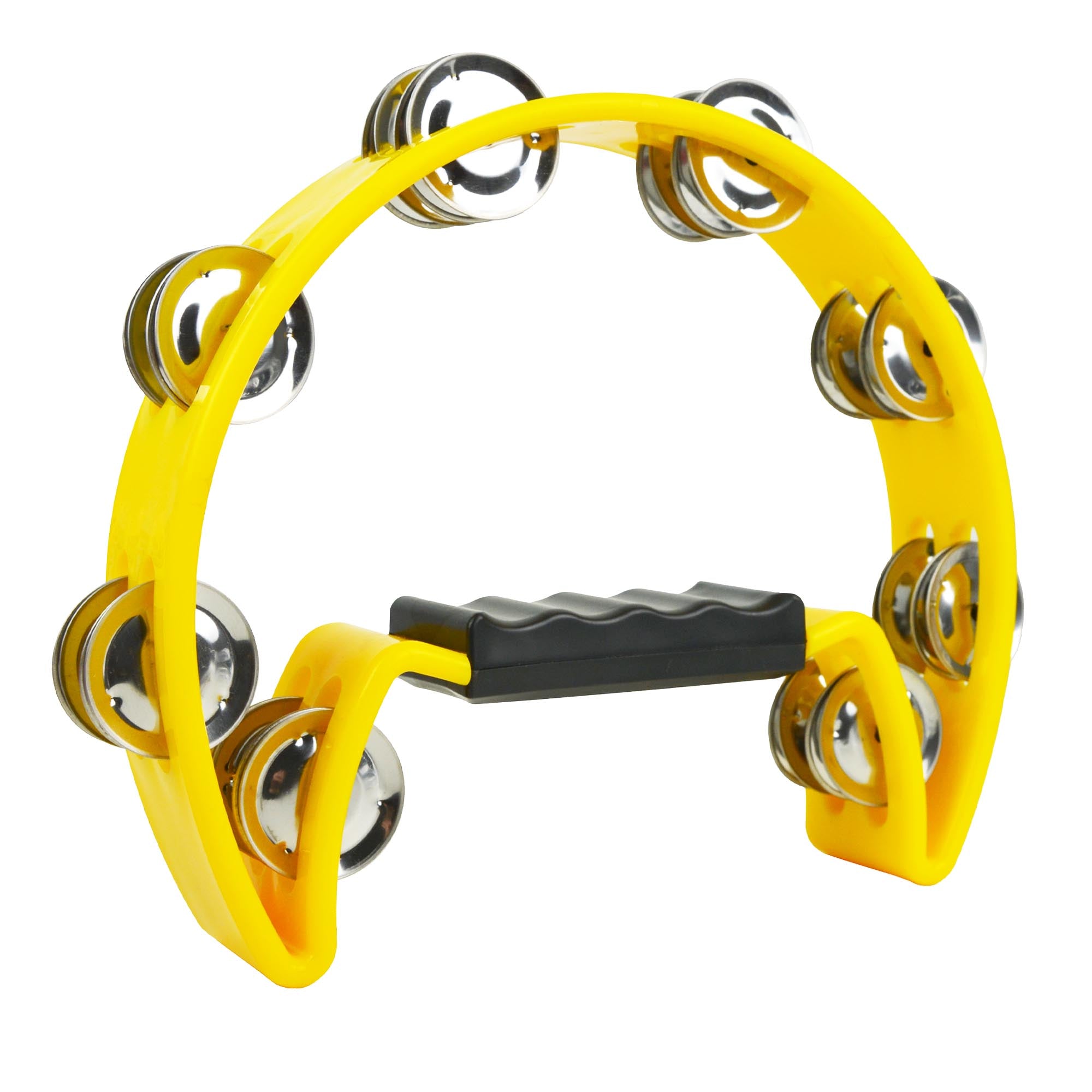 A-Star Half Moon Tambourine Tambourines, Tambours and Drums#Colour_Yellow