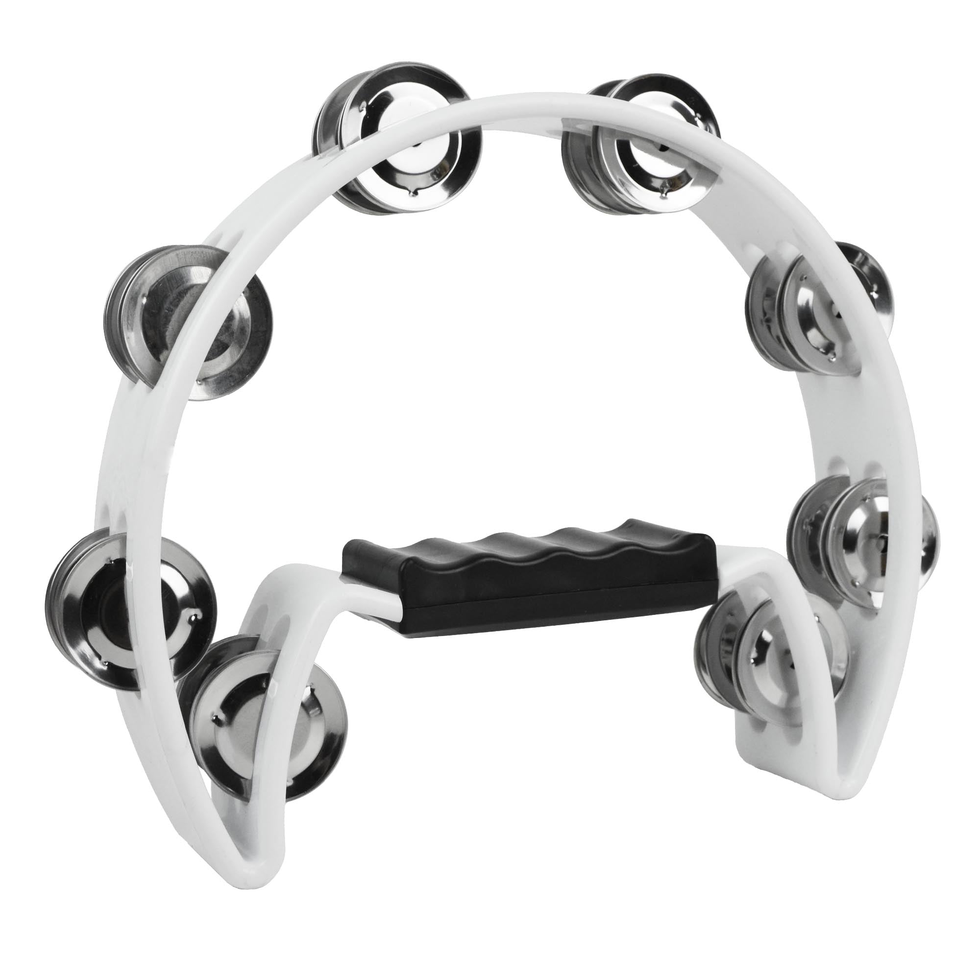 A-Star Half Moon Tambourine Tambourines, Tambours and Drums#Colour_White