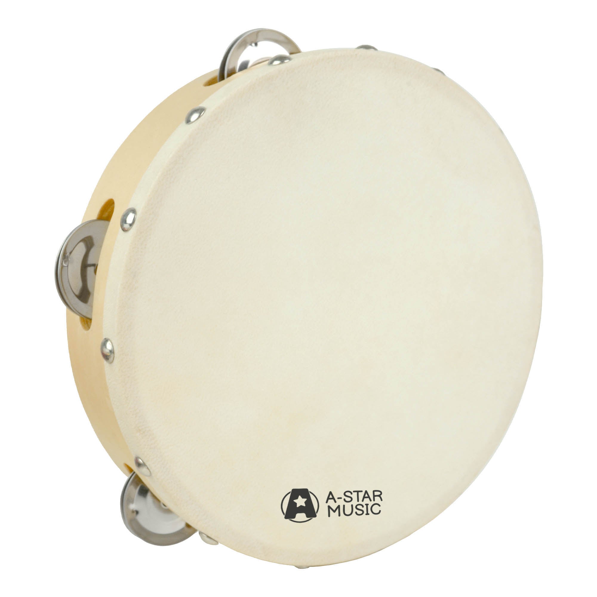 A-Star Pack of 10 Tambourines - 8 Inch/20cm