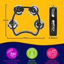 A-Star Mini Tambourine Black Tambourines, Tambours and Drums